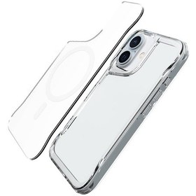 Resim İphone Uyumlu 16 Uyumlu Kılıf Zore Magsafe Şarj Özellikli T-max Magsafe Kapak-şeffaf Şeffaf 