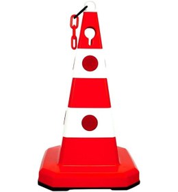 Resim Ultra Kedi Gözlü Trafik Konisi Ağırlıklı 60 Cm Trafik Dubası N11.29 