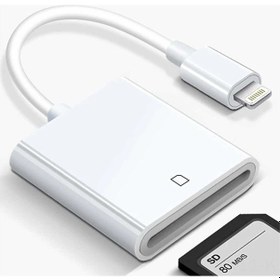 Resim Gajeena İphone İpad İçin Hızlı Sd Kart Okuyucu - Lightning Bağlantılı Fotoğraf Ve Video Aktarımı 