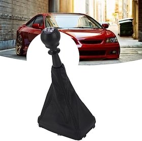 Resim Hız Vites Topuzu Önyükleme Kiti Otomatik Araba Vites Kolu Kolu Adaptörü Yumuşak Dokunmatik Kaymaz Dayanıklı Çubuk Kafa Değiştirme C1 C2 C3 Siyah 