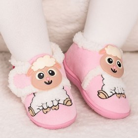 Resim Gezer Kız Çocuk Kreş Okul Öncesi Günlük Cırtlı Ayarlanabilir Kuzu Simgeli Ayakkabı 