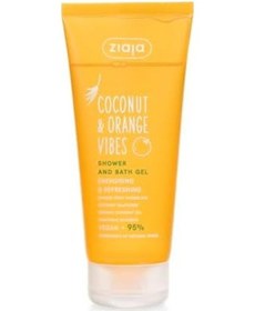 Resim Ziaja Coconut Ve Orange Vibes Shower And Gel Jel Açık Mavi 