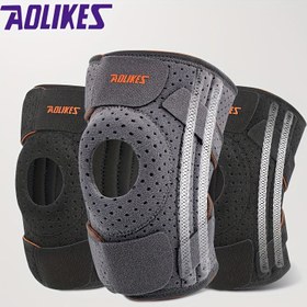 Resim Ayarlama Dizlik Destek - Nefes Alabilen, Spor için Rahat Uygunluk, Gri/Siyah, Kış için 