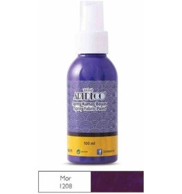 Resim Artdeco Sprey Kumaş Boyası Mor 1208 100 Ml 
