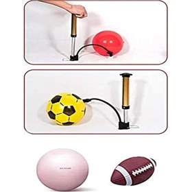 Resim Biodata Kaliteli Portatif Şişirme El Pompası Bisiklet,top,havuz,lastik,teker,yatak Hava Şişirme Aparatı 