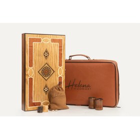 Resim Helena Wood Art Pure Dış Budak 52x30x8 cm Tavla 