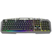 Resim ACER Okw213 Gri Rgb Rainbow Backlit Gaming Keyboard Rainbow Kablolu Klavye Kablo Uzunluğu 1,5 Metre 