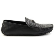 Resim Siyah Leather Erkek Loafer Ayakkabı E01757714803 Siyah 