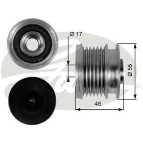 Resim GATES OAP7092 ALTERNATÖR KASNAĞI MERCEDES C SERISI C180 C200 C250 