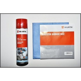 Resim Würth Araç İçi Köpük Temizleme 500 ml + Würth 38*60 Sentetik Güderi Bez 2'li Set 