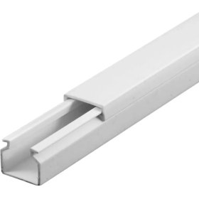 Resim 3'lü 2 Metre Kablo Kanalı Seti 12x12mm PVC Yapışkanlı Kolay Montajlı Kablo Düzenleyici 