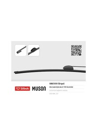 Resim Cosmotex Sbe550 Silecek Süpürgesi Muz Tipi 550mm Universal Kancalı Tip 