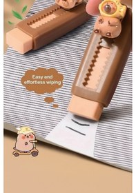 Resim Capybara Desenli Yumuşak Okul Silgisi 