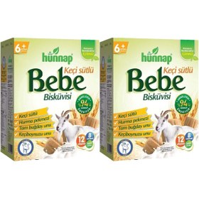Resim Hünnap Bebe Bisküvisi Keçi Sütlü 400gr 2 Li Set (TOPLAM 800GR) 
