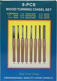 Resim Titi 1190 Ahşap Torna Bıçak Seti 8 Parça 