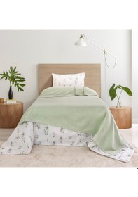 Resim Schafer Home Hera Tek Kişilik Pike Takımı 3 Parça-yeşil Yeşil 