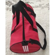 Resim Sevbags 600 Denye Çizgili Silindir Spor Çantası 