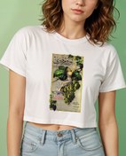 Resim Üzüm Kızı Crop Tişört 