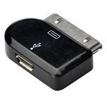 Resim DB-600501-000-S Apple iPod Micro USB Adaptör, Apple 30pin erkek - micro USB B dişi, USB 2.0 uyumlu, UL, siyah renk 