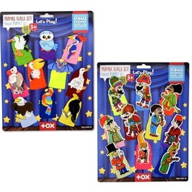 Resim 2 Set - 20 Parça Hacivat Karagöz Ve Uçan Hayvanlar Parmak Kukla T224 T222 
