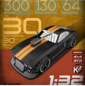 Resim Kamtom 1/32 Tam Ölçekli Rc Sürüklenen Araba Jiroskoplu 4wd Rtr Araba Modeli Standard-black Standard-black 