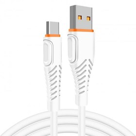 Resim Techson C02-T 3A Amper Type-C Xiaomi Huawei Samsung Oppo Uyumlu Hızlı Şarj ve Data Kablo 1MT 