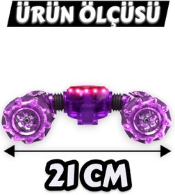 Resim YILDIRIM OYUNCAK Uzaktan Kumandalı ve Bilekten Kontrollü Led Işıklı 360° Akrobatik Drift 4X4 Oyuncak Arabası 