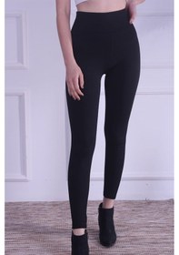 Resim İncebelli Incebelli Kadın Siyah Sıkılaştıcı Toparlayıcı Yüksek Bel Geniş Kemerli Çelik Örme Taytsiyahm Siyah 