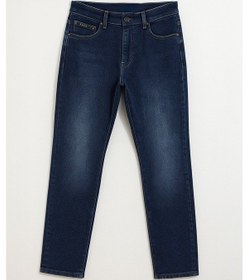Resim Banny Jeans Erkek Düz Kesim Esnek Rahat Koyu Mavi Jean Pantolon Koyu Mavi 