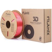 Resim FİLAMİX Silk PLA Filament 1.75mm 1Kg-Mercan Pembesi 