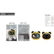 Resim Volkano G-05D Face Change Yellow Bear TWS Kulaklık 