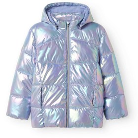Resim NKFMOLINA PUFFER JACKET S Mor Kız Çocuk Mont 