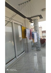 Resim Yıldız Silver 4 Sıralı 175 Cm Boyunda Asansörlü Çamaşır Kurutucu Gümüş 