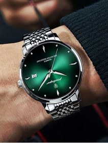 Resim POEDAGAR 868 Gün Takvimli Özel Renk Kadran Erkek Kol Saati 