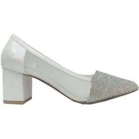 Resim Stıllo 2711 Sıvama Deri Fashion Kadın Ayakkabı Krem 