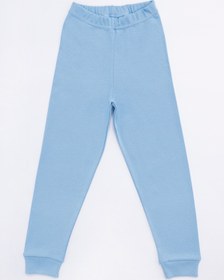 Resim BeeTeekids Mavi Basics %100 Pamuk Blue Unisex Çocuk Pijama Takımı 
