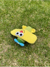 Resim Innovate Store Amigurumi Tatlı Uçak Oyuncak El Örmesi Bebek ve Çocuklar için Sağlıklı Oyuncak 