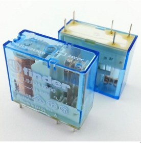 Resim Finder 40.31.9.024.0000 24v 10a Dc Tek Kontak Minyatür Pcb Röle 