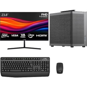 Resim Turbox TX8740 i5-7400 16 GB 512 GB SSD 23.8" Free Dos Masaüstü Bilgisayar 