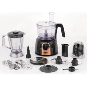 Resim Siyah Bakır Çok Fonksiyonlu Mutfak Robotu, Hızlı ve Kolay Hazırlık 