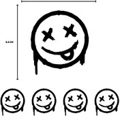 Resim Run Grafik Shop X EMOJİ STİCKER V1 5 ADET 
