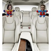 Resim Bk Gift Kişiye Özel Süper Kahramanlar 2’li Araç Koltuk Bebek Yastığı-2 