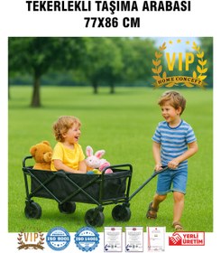 Resim Genel Markalar Tekerlekli Taşıma Arabası Katlanır Vip Plus 