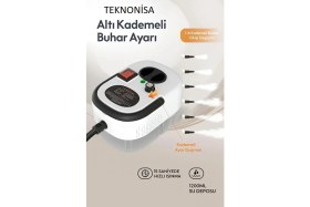 Resim Teknonisa Taşınabilir Yüksek Basınçlı Buharlı Temizleyici - 1500W Güç 105°C Isı •1200 ml Su Tankı 