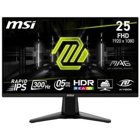 Resim Msı Mag 255xf 24.5" 300hz 0.5ms Hdmı+dp Hdr Fullhd Freesync Ips Vesa Monitör 