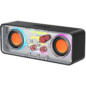 Resim Recci RGB Led Işıklı Bluetooth Speaker Hoparlör Recci RSK-W38 Space Station Serisi 10W 