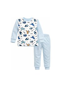 Resim Remsa Çocuk Pamuklu Desenli Pijama Takımı 6068-06 Bebe Mavi Bebe Mavi 
