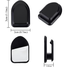 Resim CARNIVAL LAND Kablo Düzenleyici Toplayıcı Kablo Sabitleyici Yapışkanlı Kablo Tutucu Organizer Askı Kanca 10 Adet 