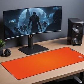 Resim Throne Sun Shine 80x30cm Hybrid Yüzey - 4mm Kalınlık - Özel Yüzey Altı Dikiş - Kaydırmaz Zemin XL Premium Mousepad 