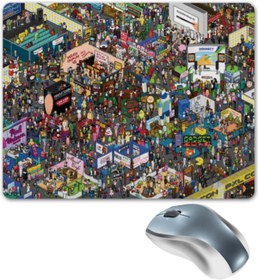 Resim ILLUSTRASYON Baskılı Mouse Pad BaskıBazar 